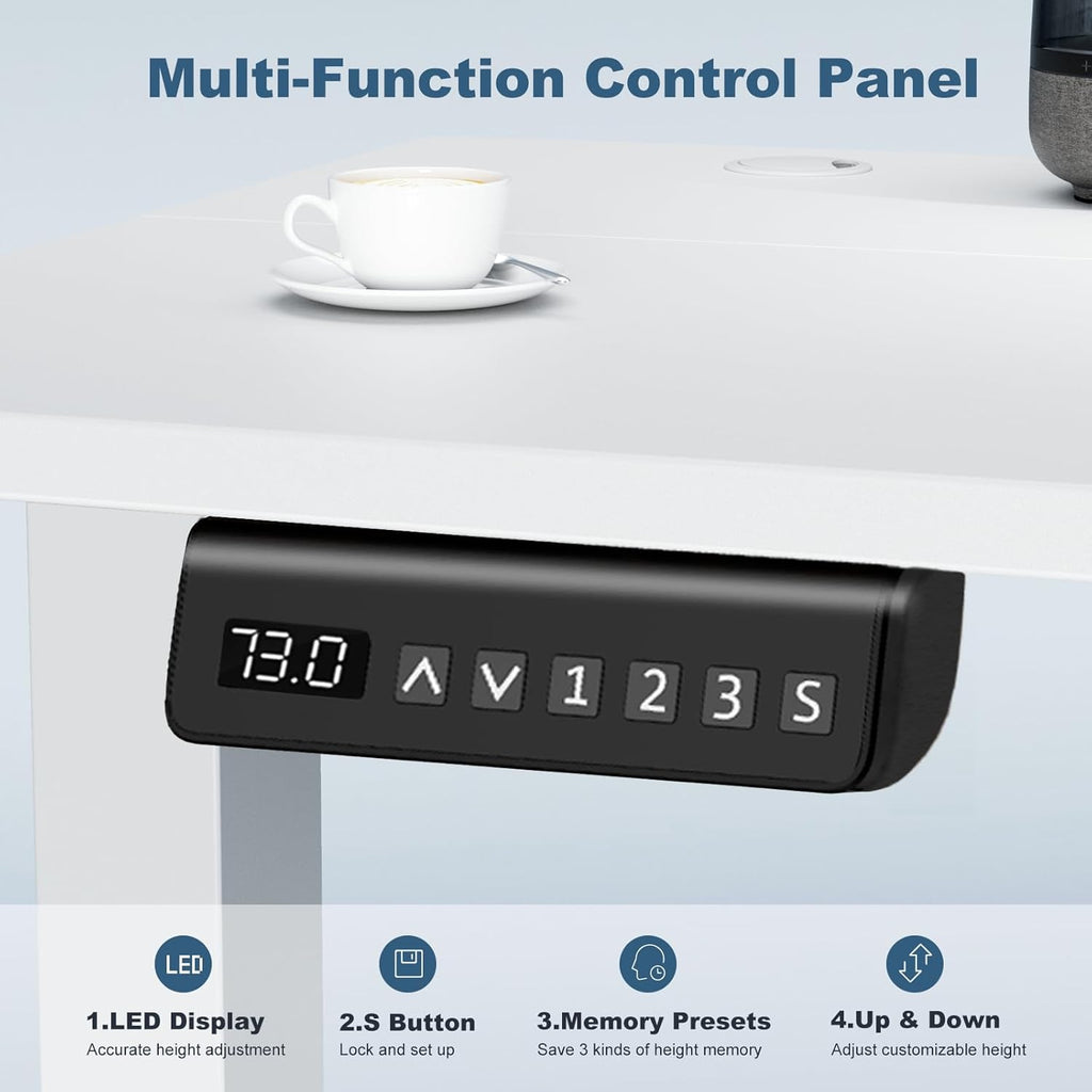 40-inch electric height-adjustable desk.