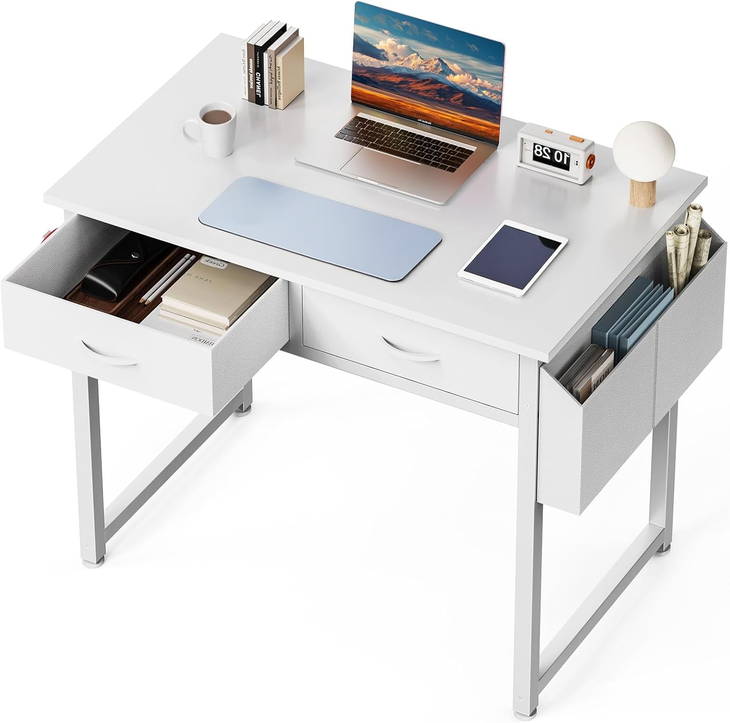 Home Office Computer Desk with Drawers