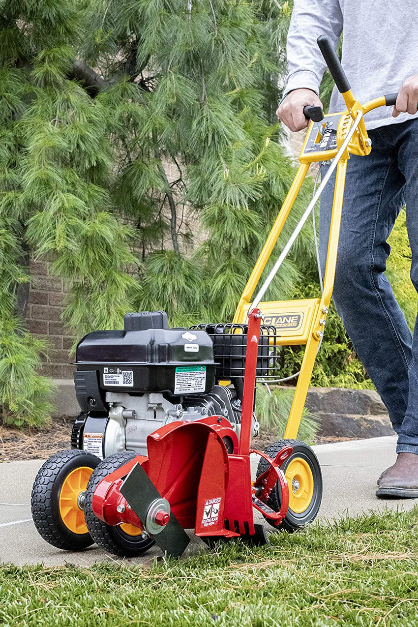 101-5.5GT-7Gas Powered Lawn Edger. 5.50 Gross Torque/3.5 HP B&S Engine 7′′ Wheels